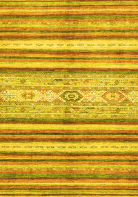 Abstract Yellow Modern Rug, abs2388yw