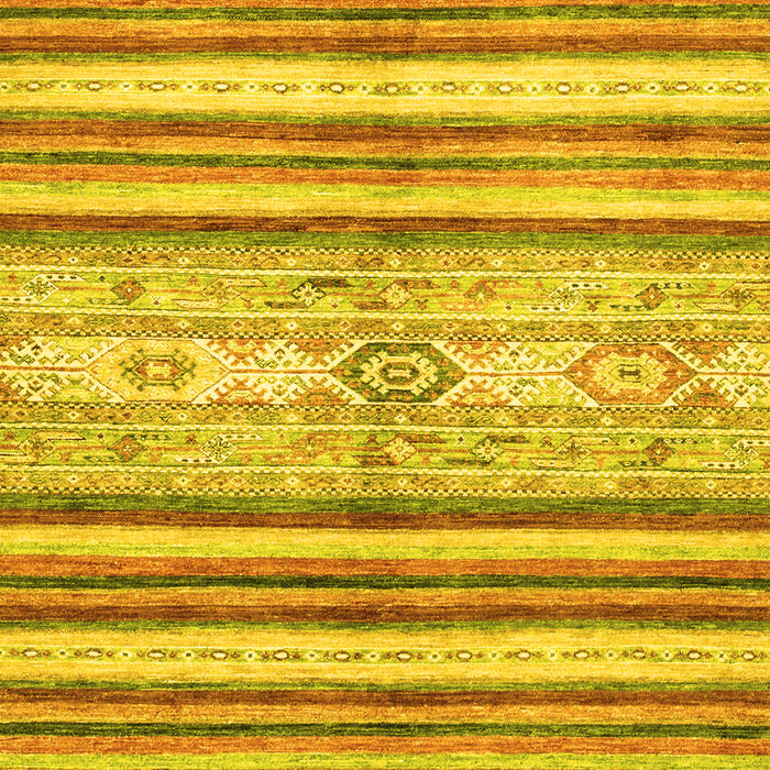 Abstract Yellow Modern Rug, abs2388yw