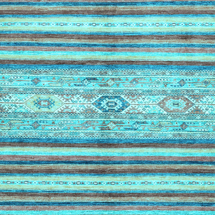 Machine Washable Abstract Light Blue Modern Rug, wshabs2388lblu
