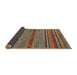 Sideview of Abstract Brown Modern Rug, abs2389