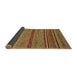 Sideview of Abstract Brown Modern Rug, abs2389brn