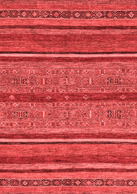 Abstract Red Modern Rug, abs2389red