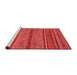 Modern Red Washable Rugs