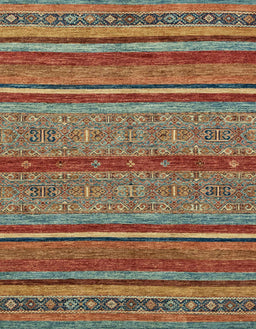 Abstract Brown Modern Rug, abs2389