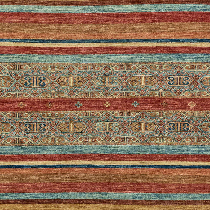 Machine Washable Abstract Brown Rug, wshabs2389