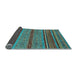 Sideview of Abstract Light Blue Modern Rug, abs2389lblu