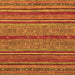 Square Abstract Orange Modern Rug, abs2389org