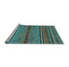 Sideview of Machine Washable Abstract Light Blue Modern Rug, wshabs2389lblu