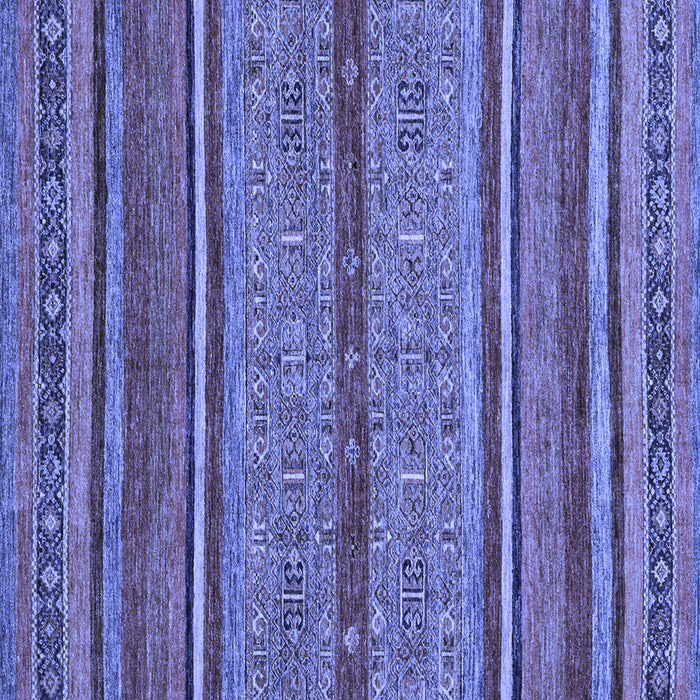 Square Abstract Blue Modern Rug, abs2389blu