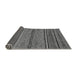 Sideview of Abstract Gray Modern Rug, abs2389gry