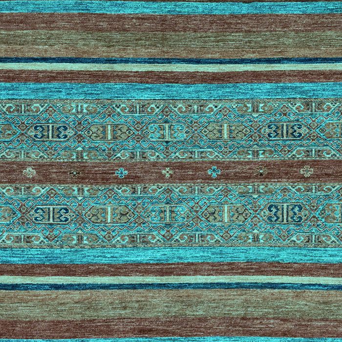 Abstract Light Blue Modern Rug, abs2389lblu