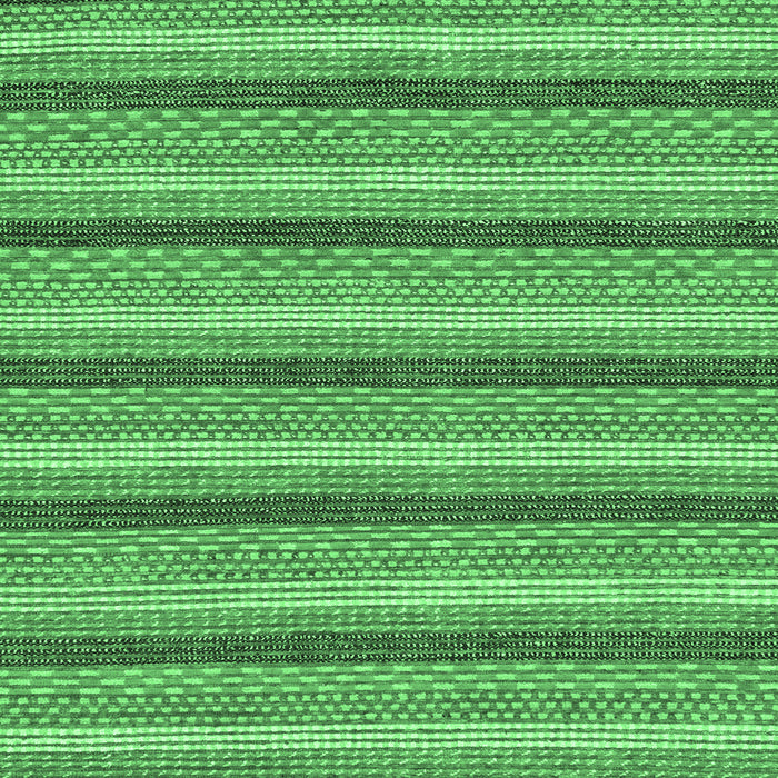 Square Machine Washable Abstract Emerald Green Modern Area Rugs, wshabs238emgrn