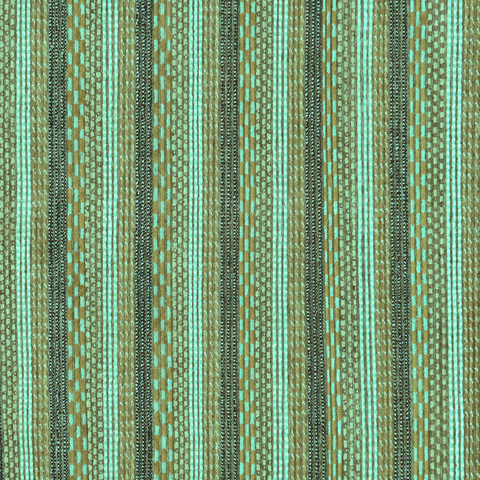 Square Machine Washable Abstract Turquoise Modern Area Rugs, wshabs238turq
