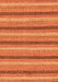 Machine Washable Abstract Orange Modern Area Rugs, wshabs238org