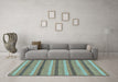 Machine Washable Abstract Light Blue Modern Rug in a Living Room, wshabs238lblu