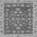 Square Oriental Gray Traditional Rug, abs2390gry