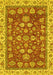 Oriental Yellow Traditional Rug, abs2390yw