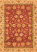 Oriental Orange Traditional Rug, abs2390org