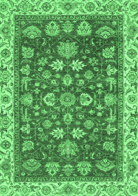 Oriental Emerald Green Traditional Rug, abs2390emgrn