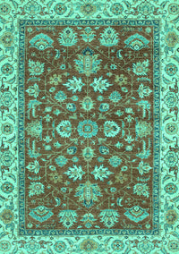 Oriental Turquoise Traditional Rug, abs2390turq