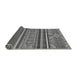 Sideview of Abstract Gray Modern Rug, abs2391gry