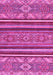 Machine Washable Abstract Pink Modern Rug, wshabs2391pnk