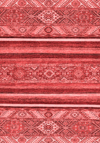 Abstract Red Modern Rug, abs2391red