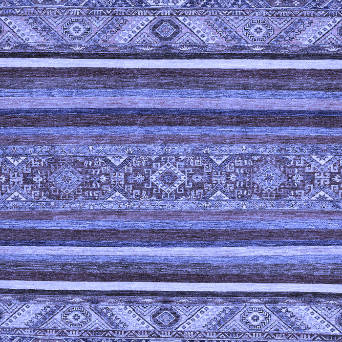 Abstract Blue Modern Rug, abs2391blu