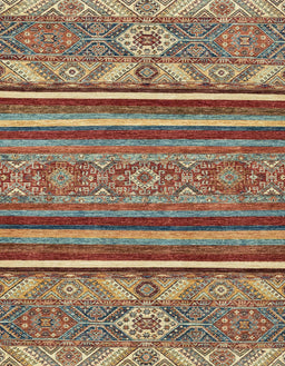 Machine Washable Abstract Brown Red Rug, wshabs2391