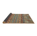 Sideview of Abstract Camel Brown Modern Rug, abs2392