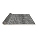 Sideview of Abstract Gray Modern Rug, abs2392gry