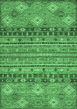 Abstract Emerald Green Modern Rug, abs2392emgrn