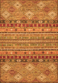 Abstract Orange Modern Rug, abs2392org