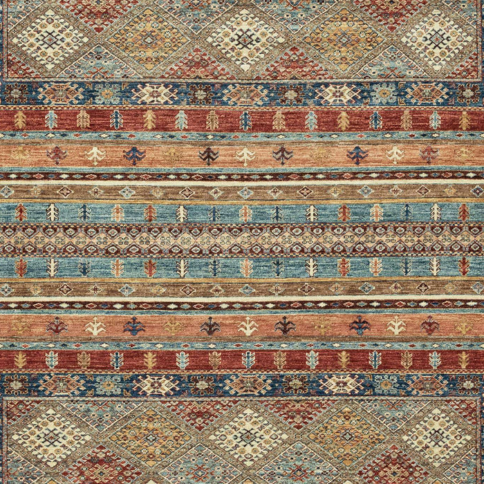 Machine Washable Abstract Camel Brown Rug, wshabs2392