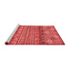 Modern Red Washable Rugs