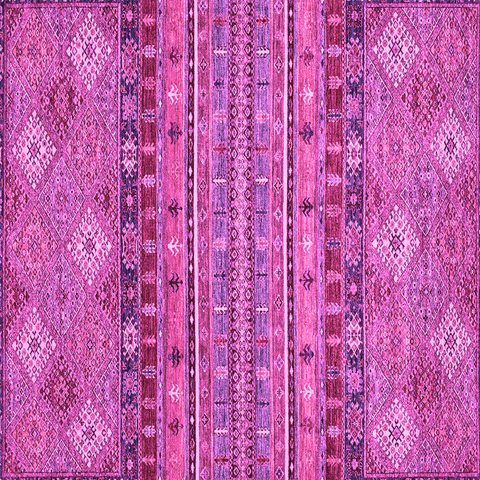 Square Abstract Pink Modern Rug, abs2392pnk