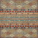 Square Abstract Camel Brown Modern Rug, abs2392