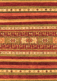 Abstract Orange Modern Rug, abs2393org