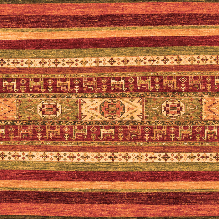Abstract Orange Modern Rug, abs2393org