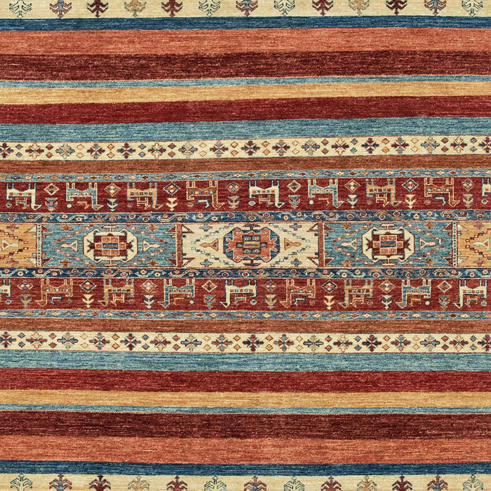 Machine Washable Abstract Brown Rug, wshabs2393