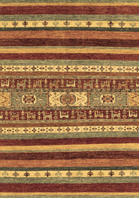 Abstract Brown Modern Rug, abs2393brn