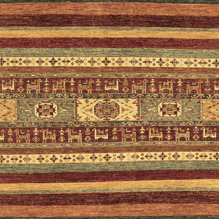 Abstract Brown Modern Rug, abs2393brn