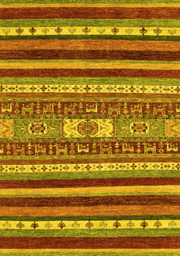 Abstract Yellow Modern Rug, abs2393yw