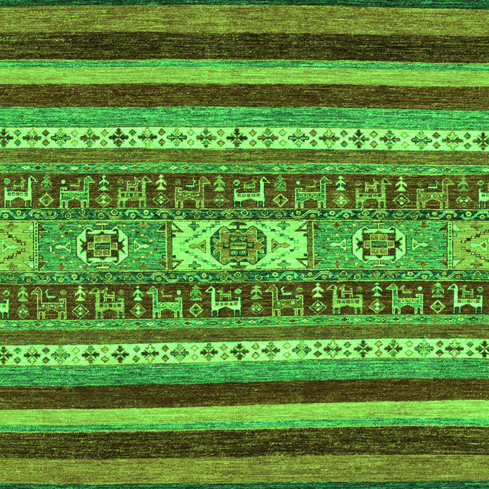 Abstract Green Modern Rug, abs2393grn