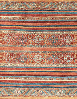 Abstract Camel Brown Modern Rug, abs2394