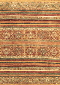 Abstract Brown Modern Rug, abs2394brn