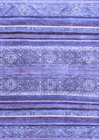 Abstract Blue Modern Rug, abs2394blu