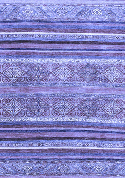 Abstract Blue Modern Rug, abs2394blu