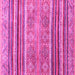 Square Machine Washable Abstract Pink Modern Rug, wshabs2394pnk