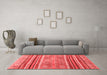 Modern Red Washable Rugs